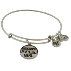 Alex and Ani Because I am a Girl Charm Bracelet